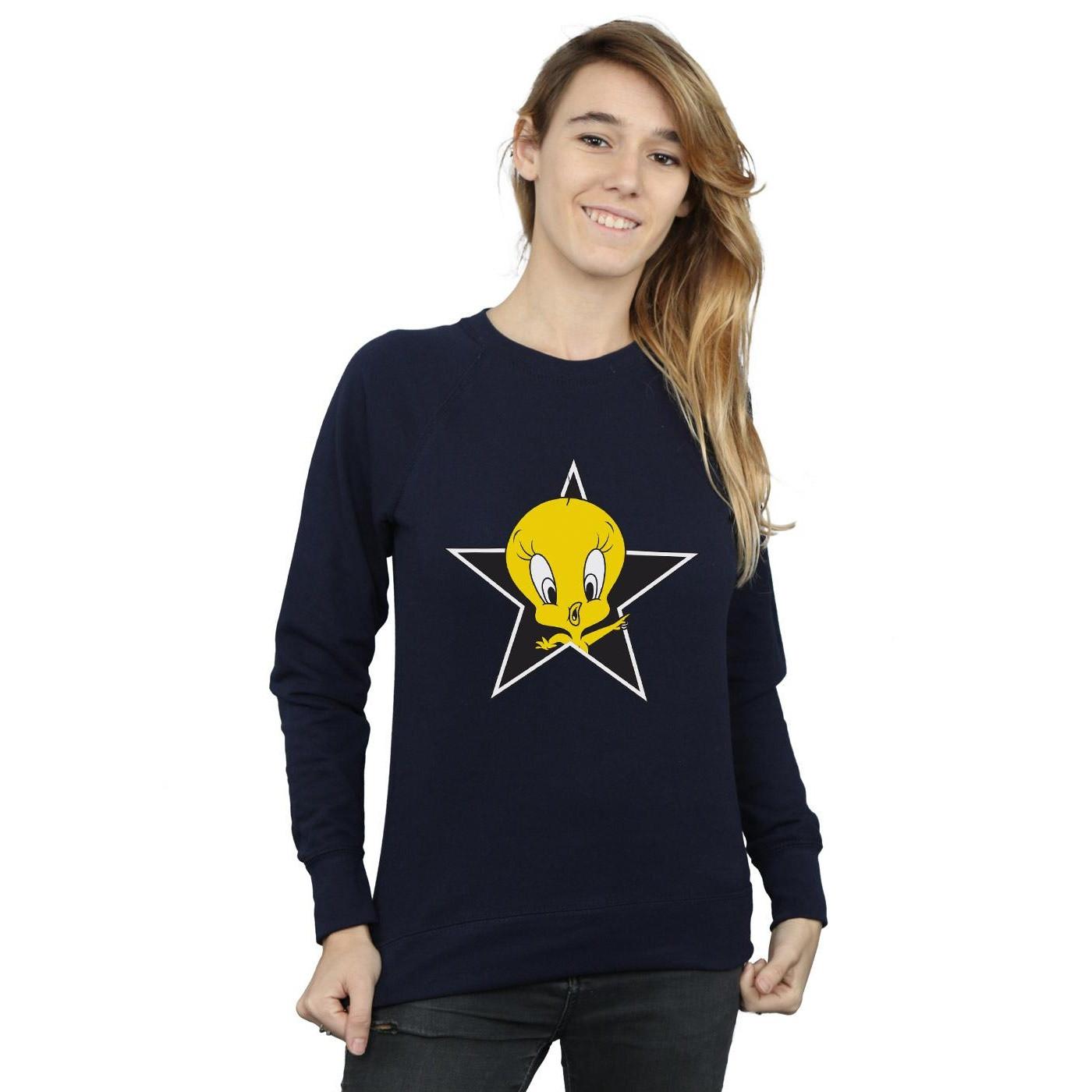 LOONEY TUNES Tweety Pie Star Sweatshirt