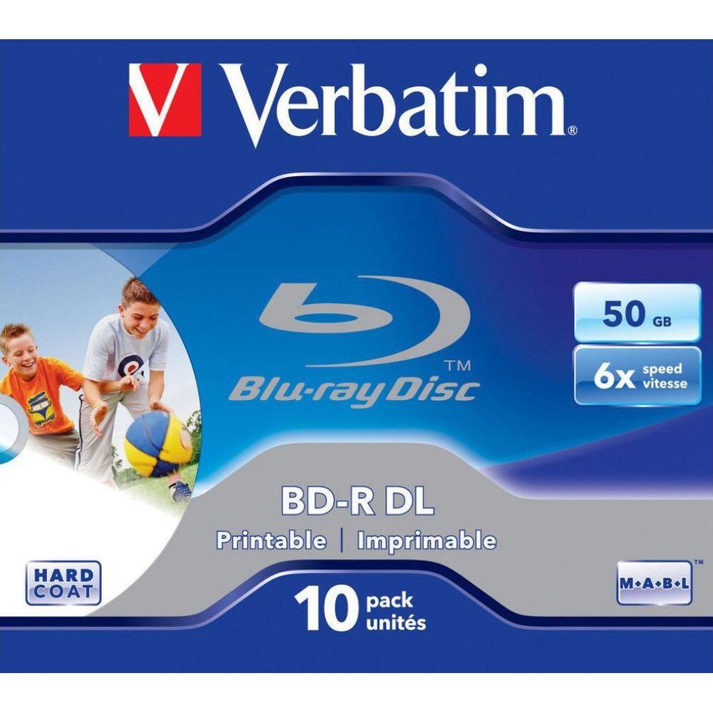 Verbatim Blu-Ray BD-R DL 50GB 6x 10er Jewelcase