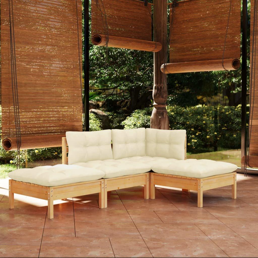VidaXL Garten-lounge-set kiefernholz