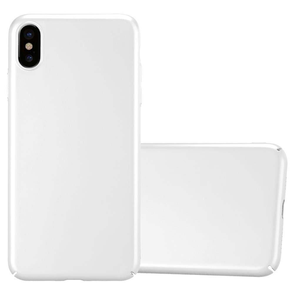 Cadorabo Hülle für Apple iPhone XS MAX Hard Case in Metall Optik