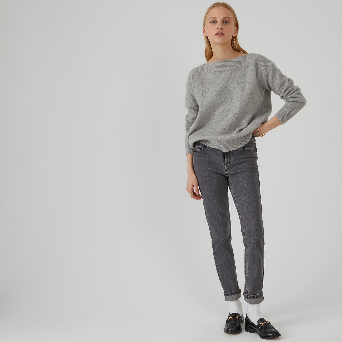 La Redoute Collections Pullover mit U-Boot-Ausschnitt