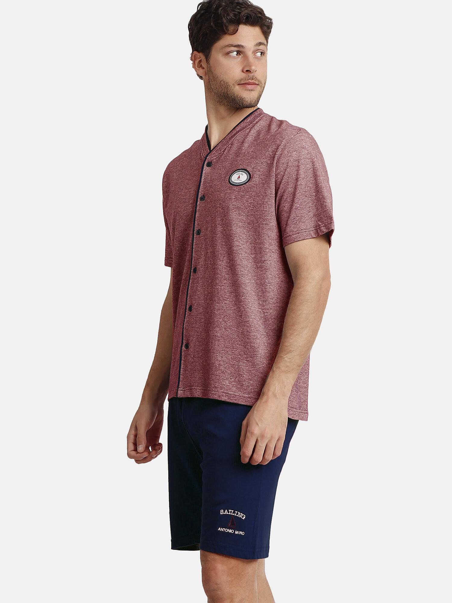 Admas Pyjama Shorts Shirt Sailing Antonio Miro
