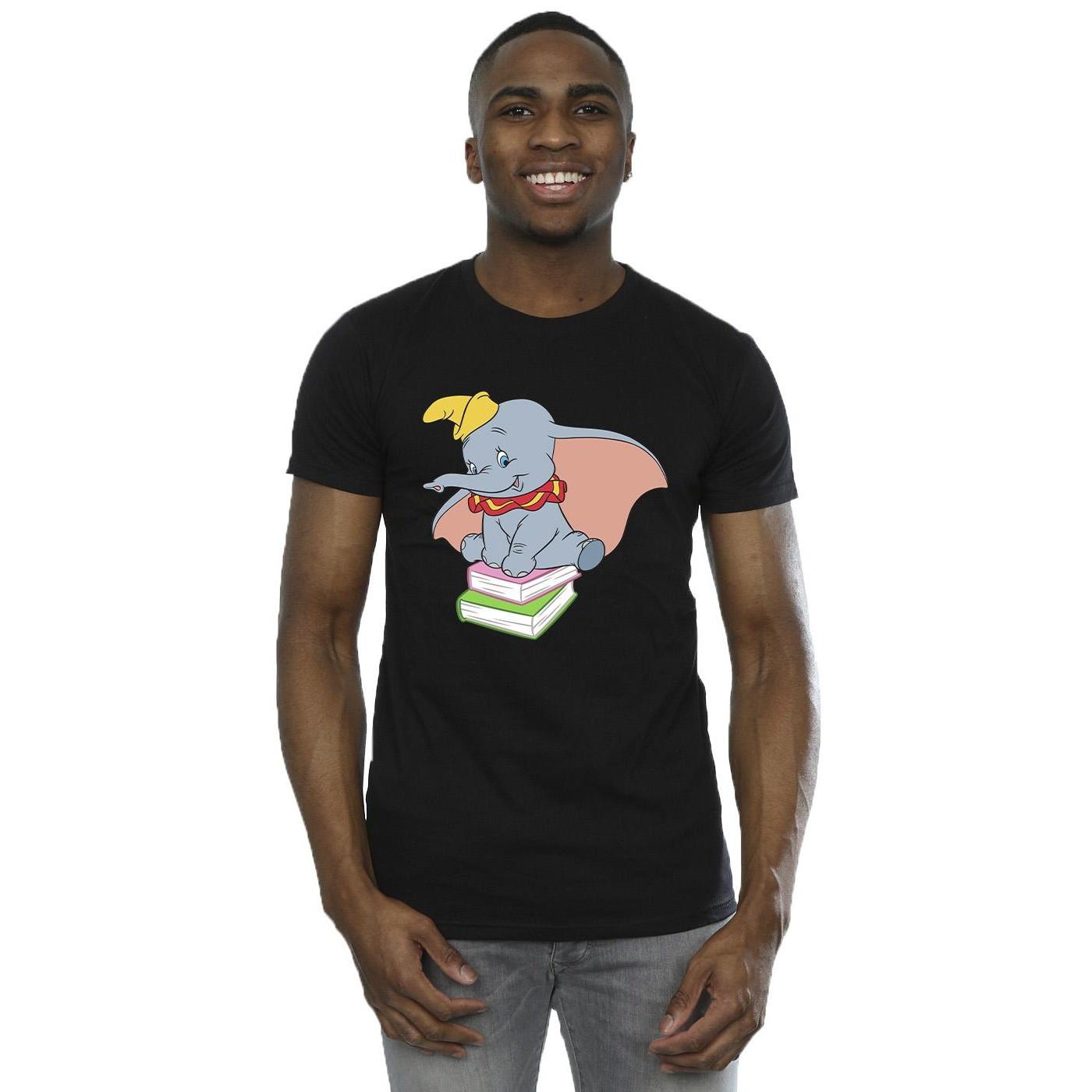 Disney Dumbo Sitting On Books T-Shirt