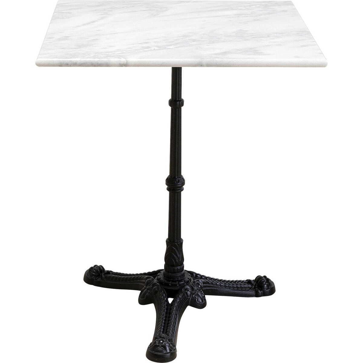 KARE Design Bistrotisch Kaffeehaus Square weiss 60x60