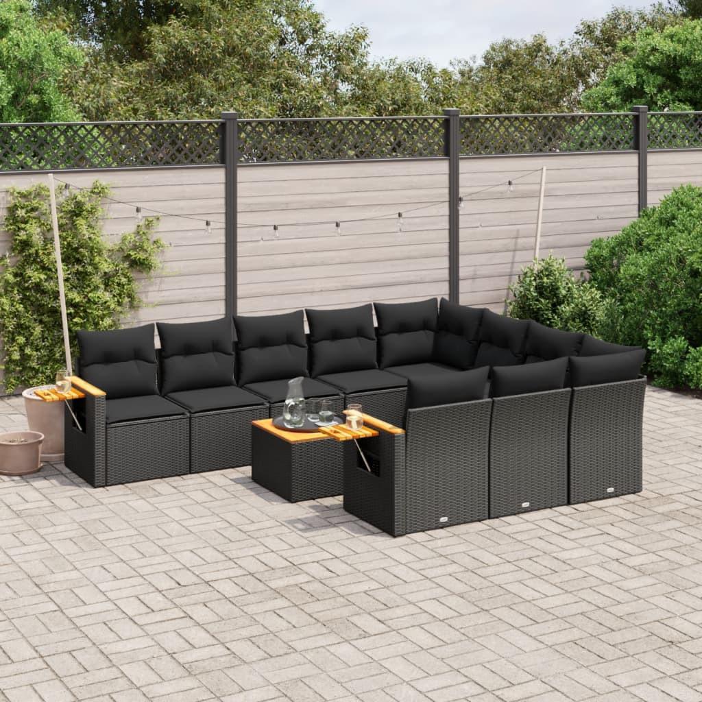 VidaXL Garten sofagarnitur poly-rattan