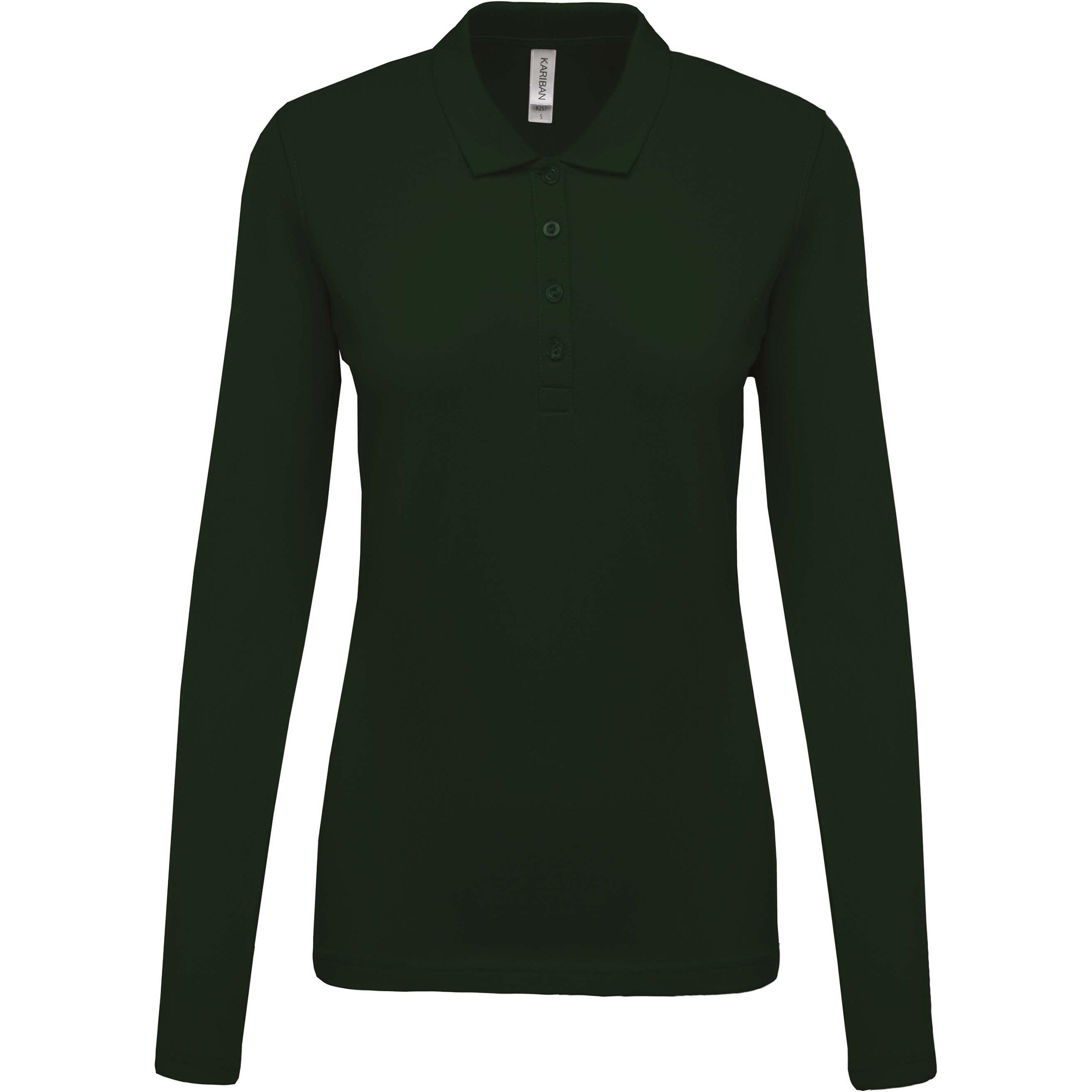 Kariban Damen Langarm Piqué Poloshirt