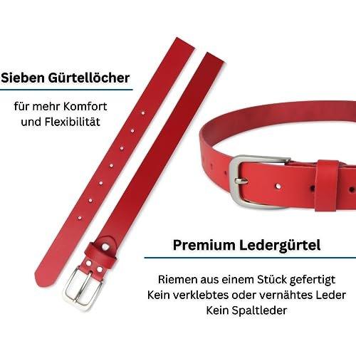 Only-bags.store Ledergürtel, Gürtel, 3 cm breit,, 80-95 cm