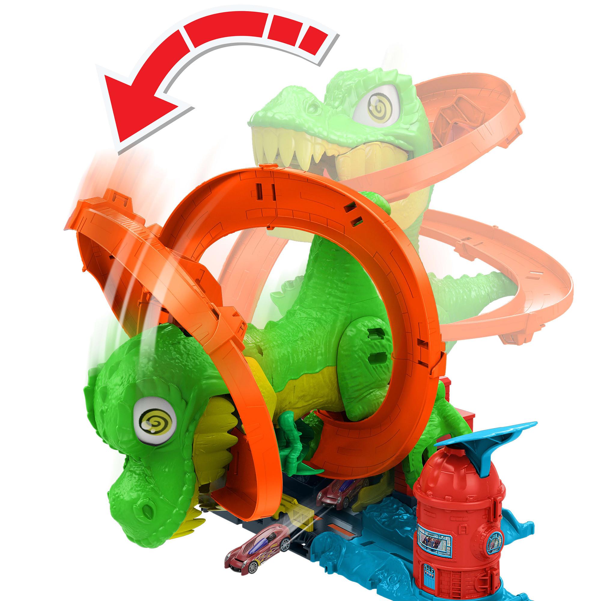 Hot Wheels City T-Rex Schlacht