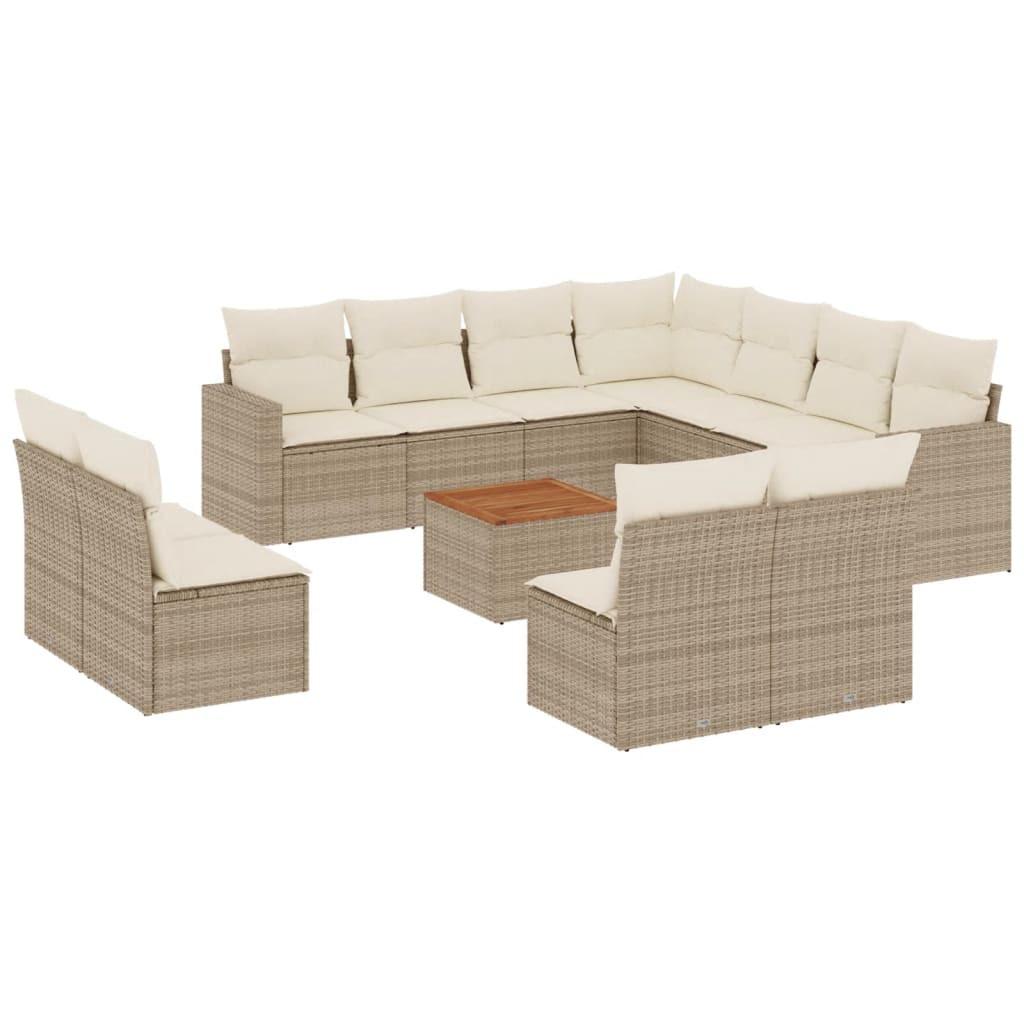 VidaXL Garten sofagarnitur poly-rattan