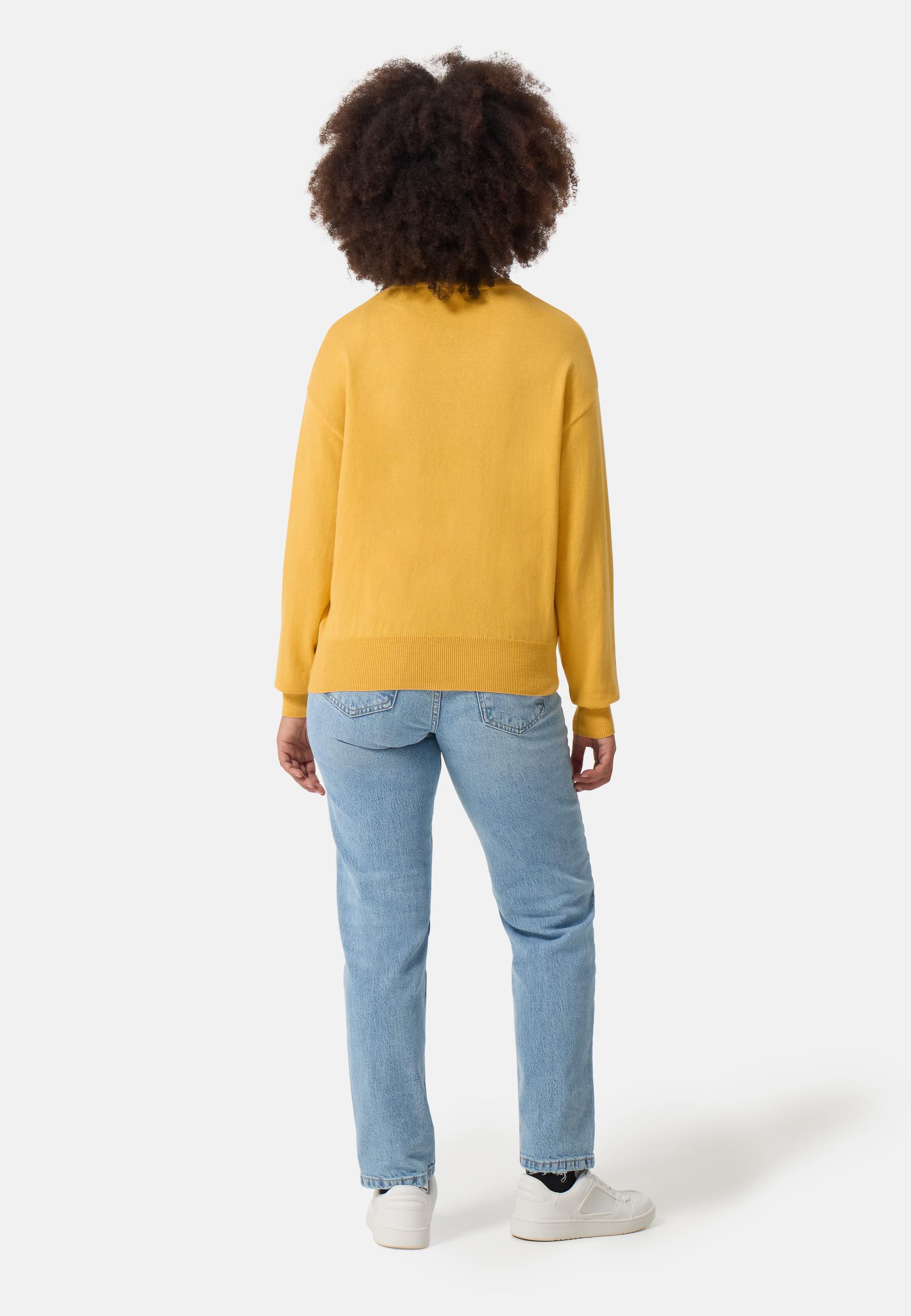 CASH-MERE.CH Wolle Kaschmir Oversize Style Rundhals Pullover