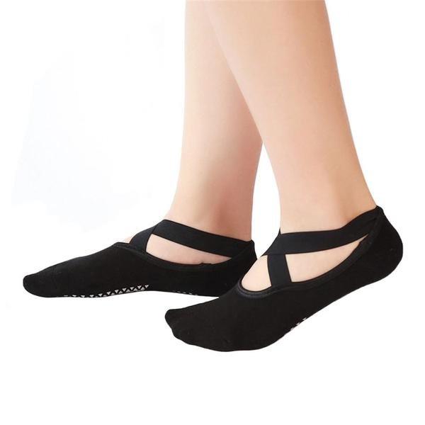 B2X Yogasocken im Knöchelmodell - Schwarz