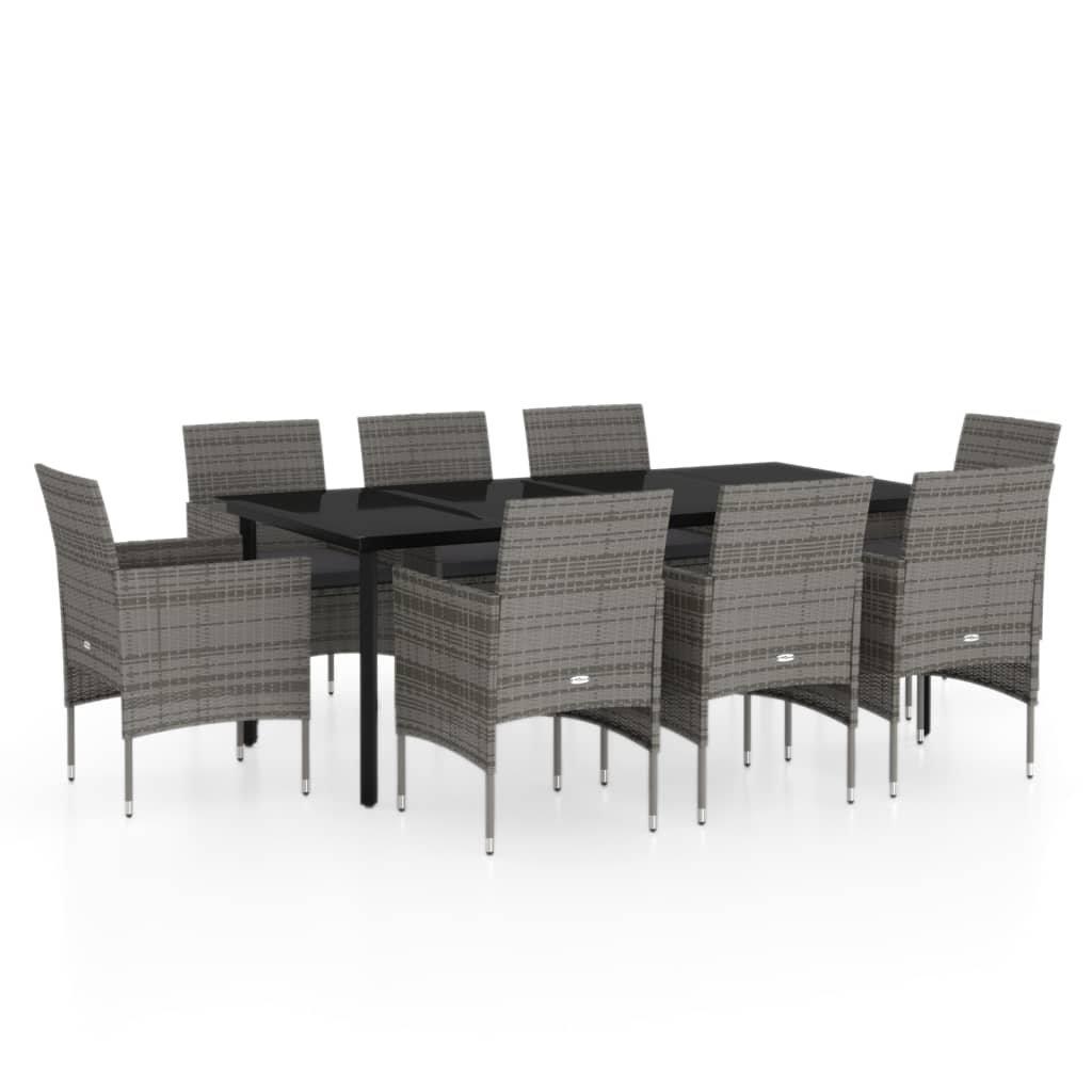 VidaXL Garten essgruppe poly-rattan