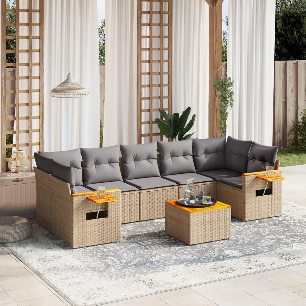VidaXL Garten sofagarnitur poly-rattan