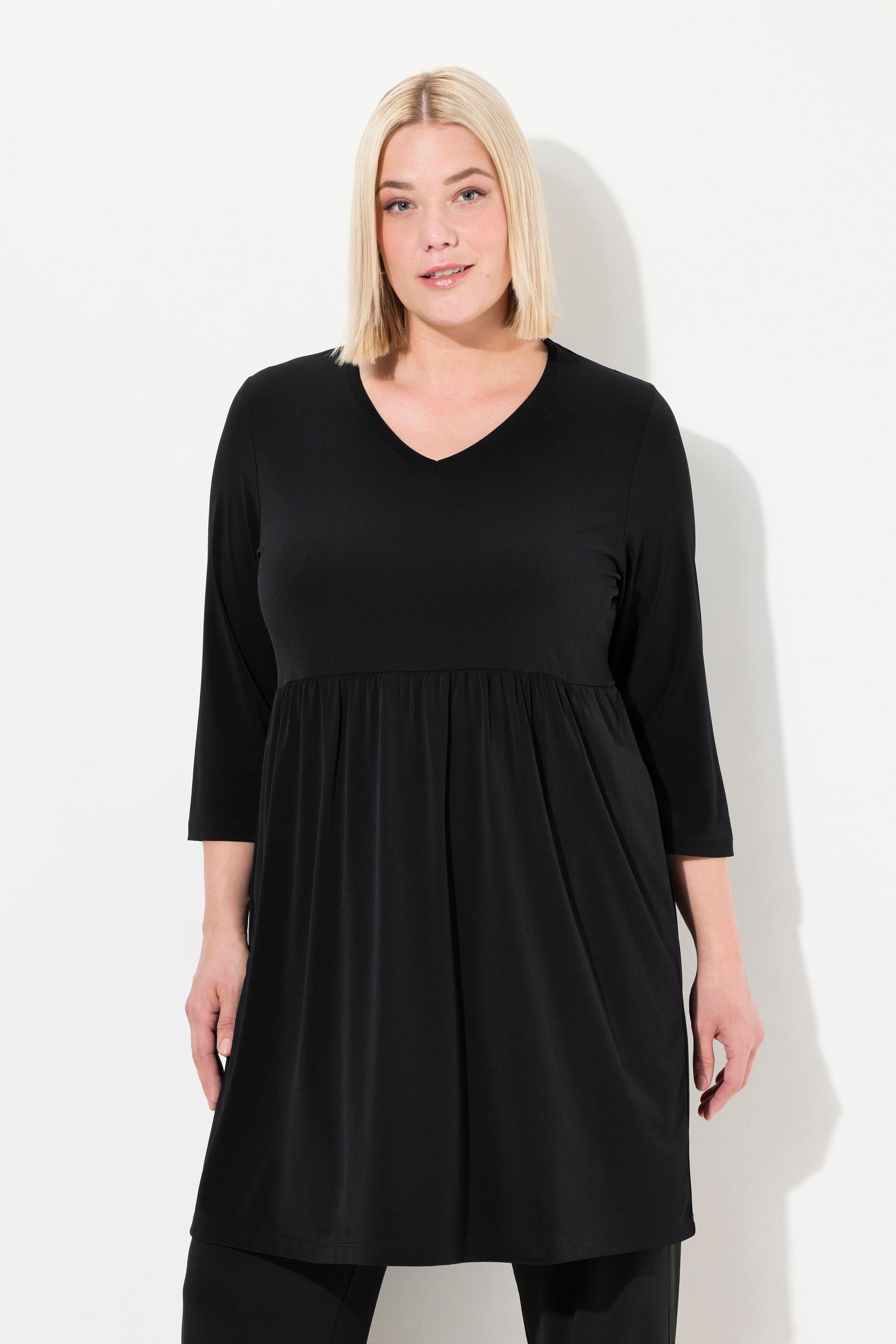 Ulla Popken Longshirt A-Linie mit Print