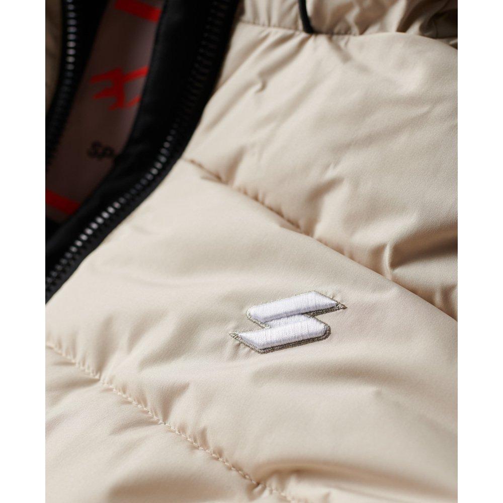 Superdry daunenjacke mit kapuze, damen uperdry pirit port