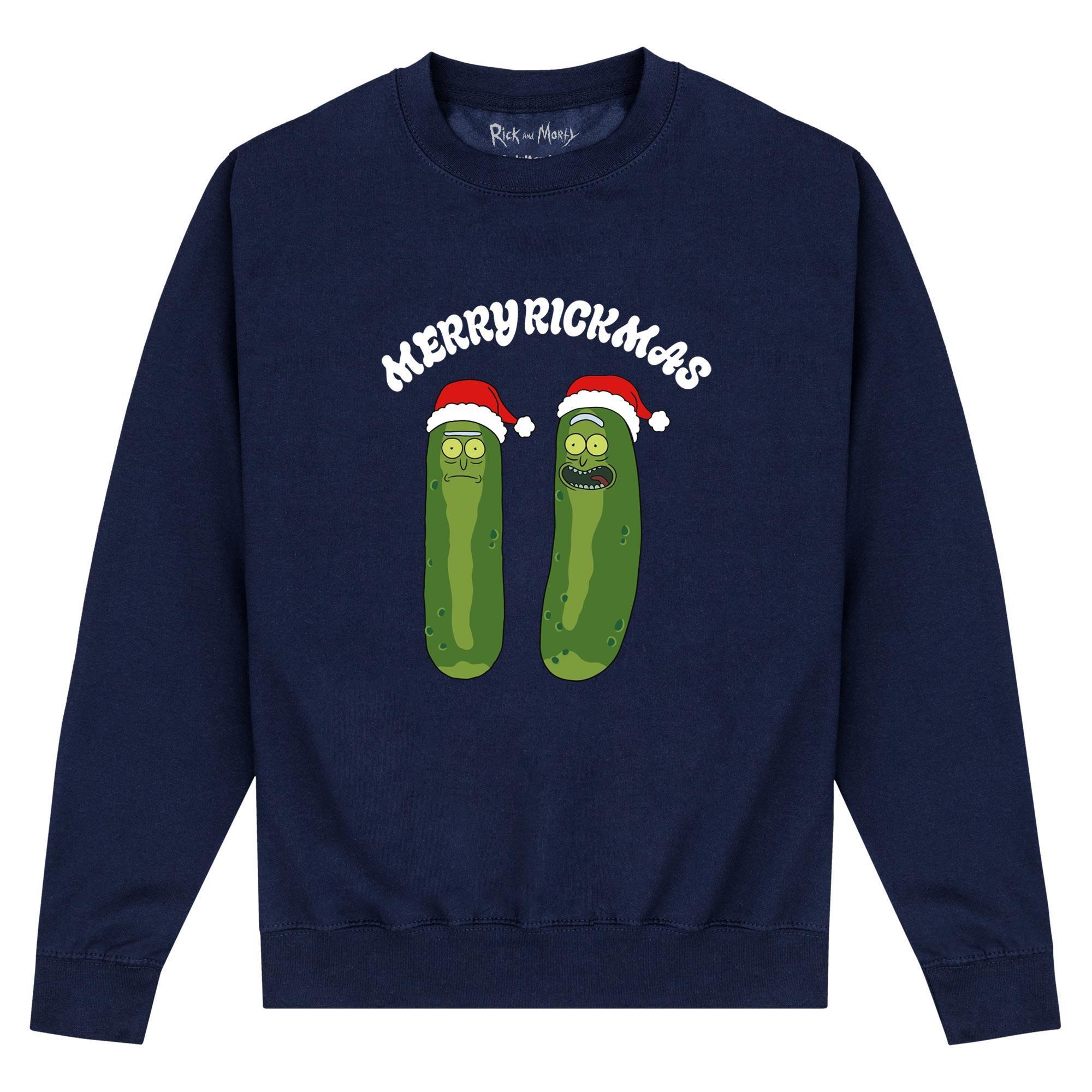 Rick And Morty Sweatshirt  weihnachtliches Design
