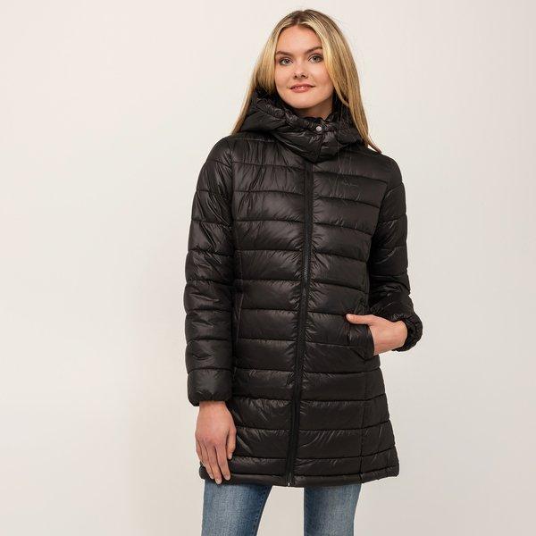 Pepe Jeans London AGNES Midi Mantel, Wattiert
