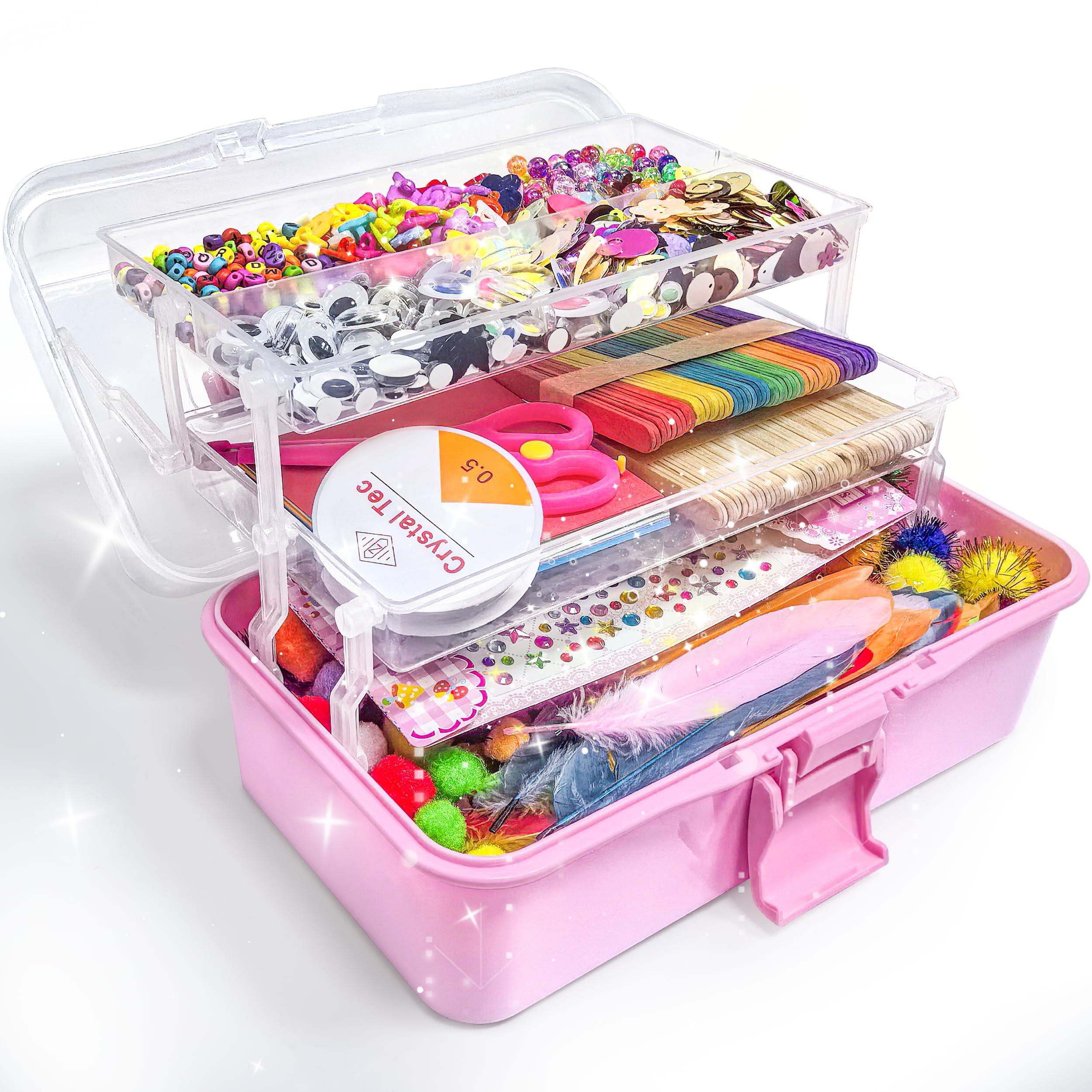 Activity-board 3000+Pcs Craft Kit enthält Pompoms, Pfeifenreiniger, Scrapbooking
