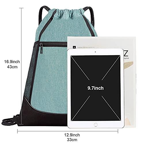 Only-bags.store Turnbeutel Wasserdichte Sporttasche Innentasche Außentasche Turnbeutel Verstellbarer Kordelzug-Rucksack Tasche
