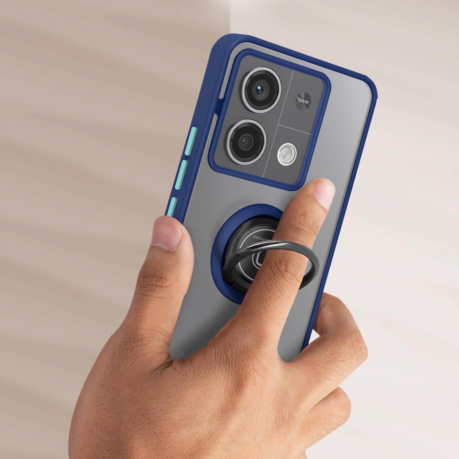 Avizar Ring-Hülle Redmi Note 13 Pro 5G Blau