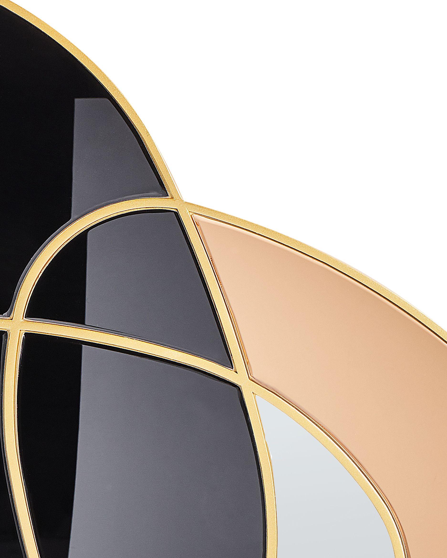 Beliani Wandspiegel aus Glas Modern TAILLY