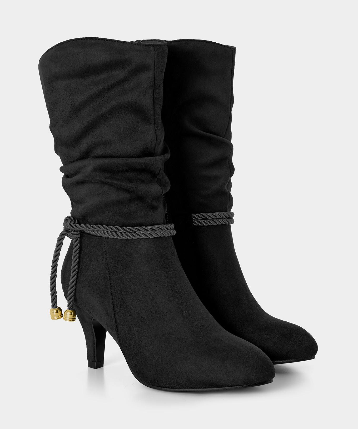 Joe Browns Slouch-Stiefel mit Kordel-Details