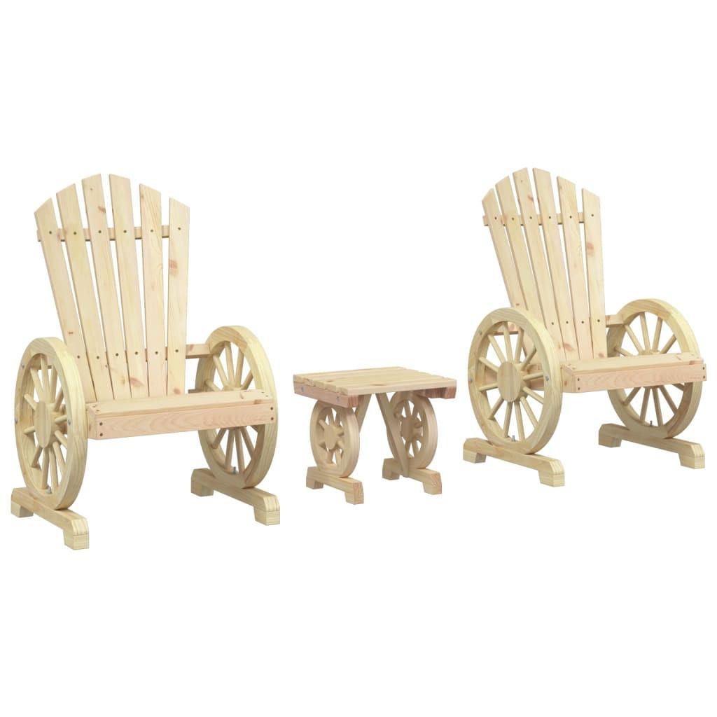 VidaXL Garten lounge set holz
