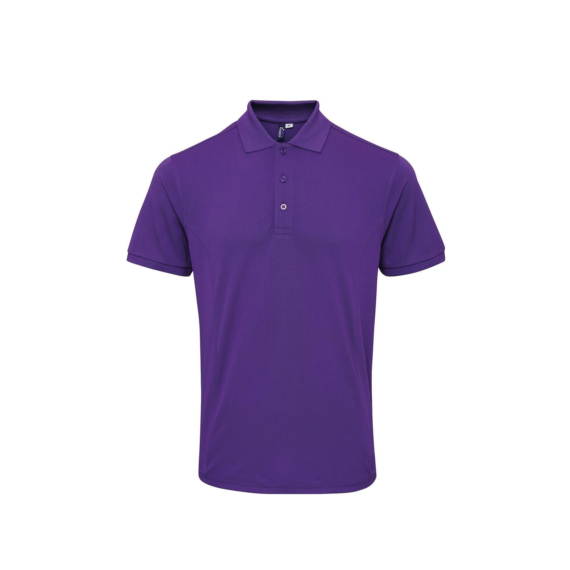 PREMIER Coolchecker Piqué Poloshirt mit CoolPlus