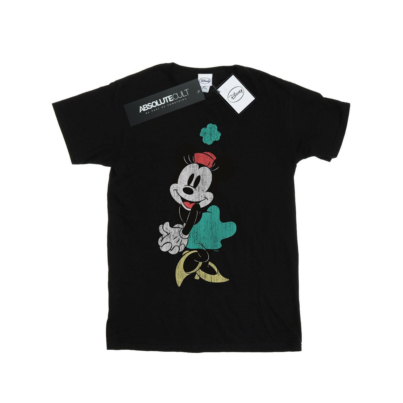 Disney Minnie Mouse Distressed Print T-Shirt