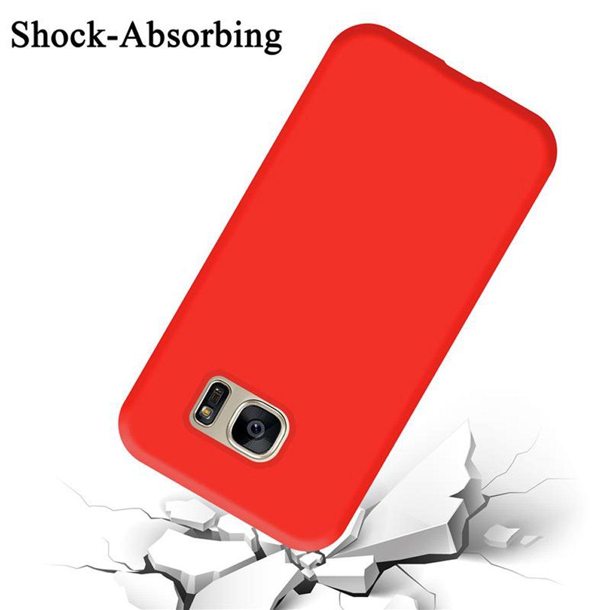 Cadorabo Hülle für Samsung Galaxy S7 TPU Silikon Liquid