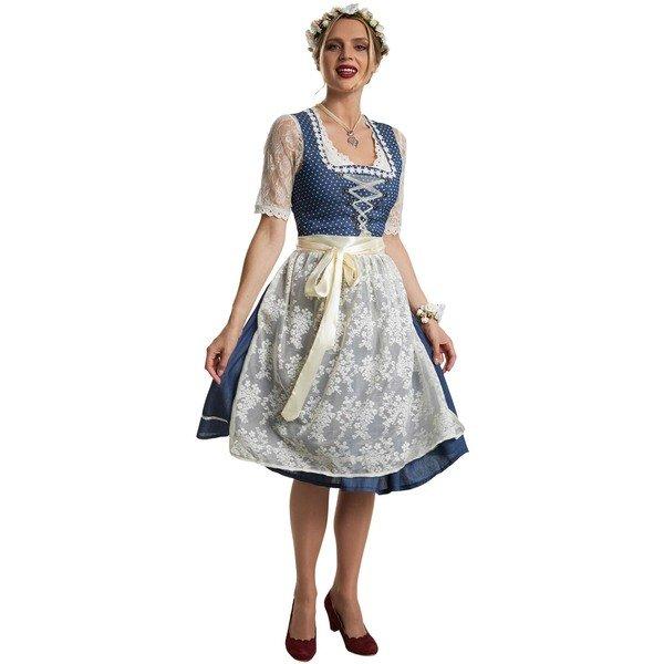 Tectake Frauenkostüm Midi-Dirndl Kleinwalsertal Modell 2
