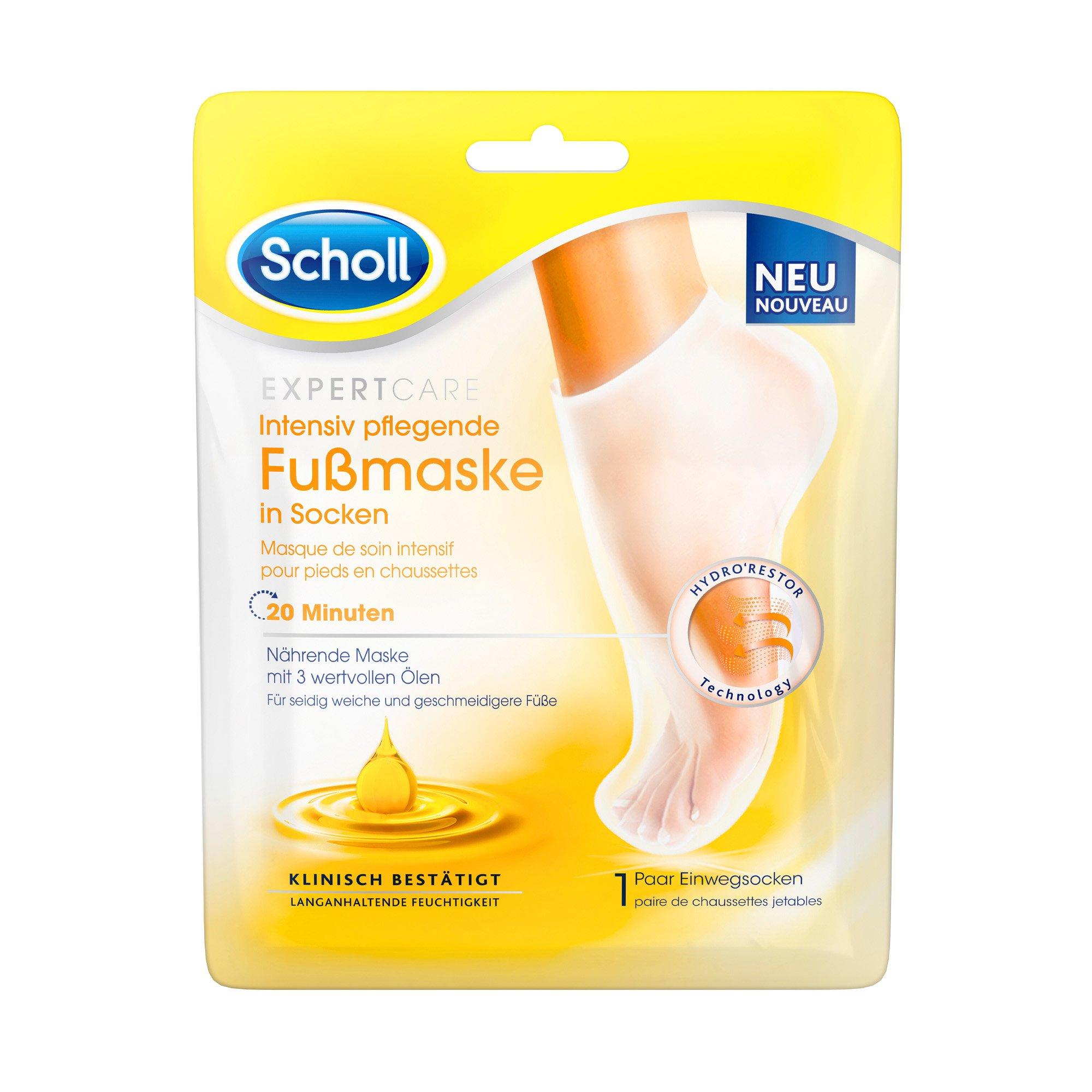 Scholl Fussmaske mit 3 Ölen (1 Paar) Fussmaske mit 3 Ölen (1 Paar)