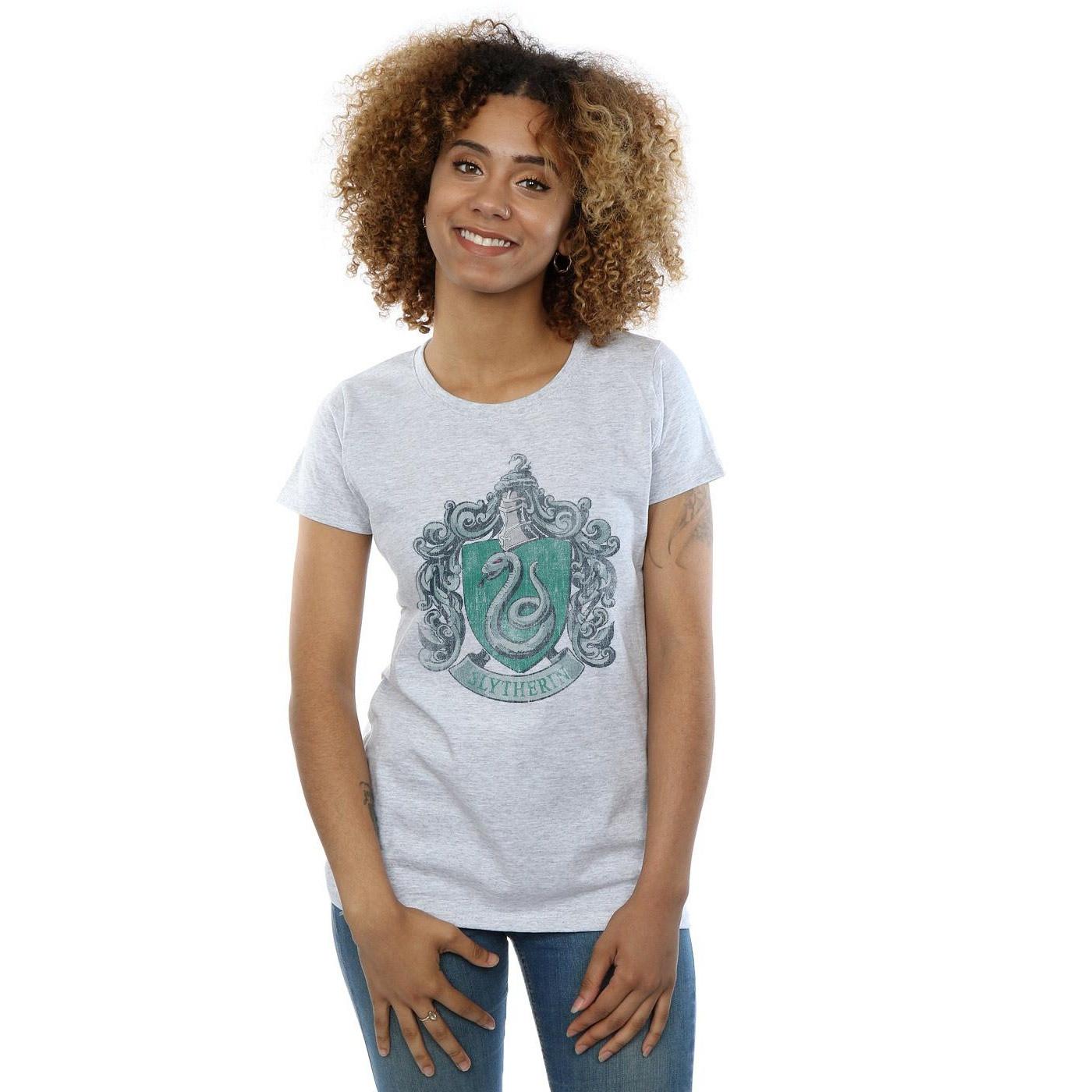 Harry Potter Slytherin Wappen Kurzarm T-Shirt
