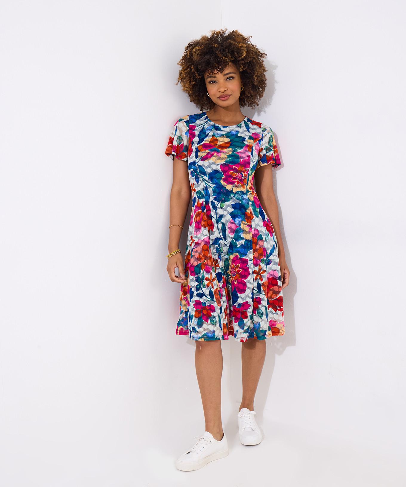 Joe Browns Knielanges Kleid mit floraler Spitze