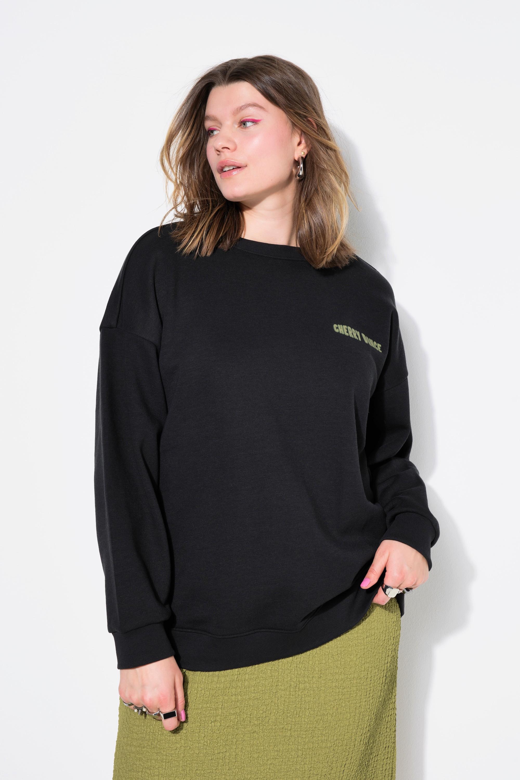 Studio Untold Sweatshirt, oversized, Cherry-Print