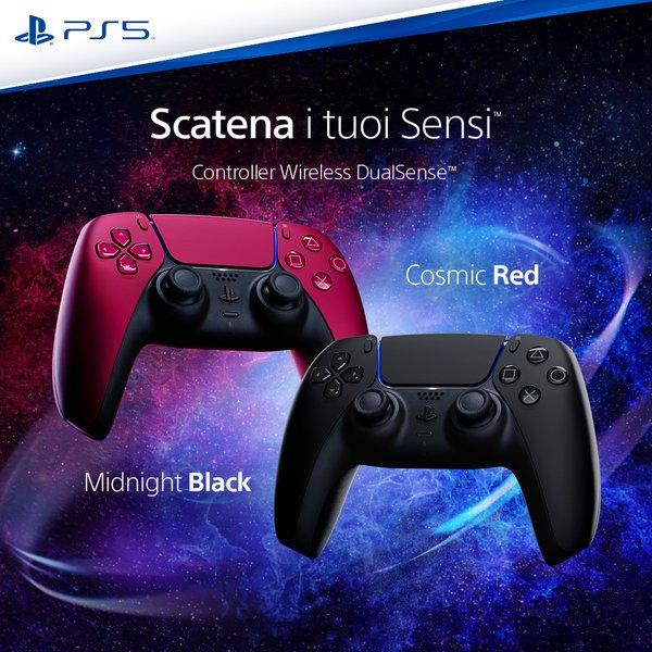 SONY DualSense Schwarz, Rot Bluetooth/USB pad Analog / Digital PlayStation 5