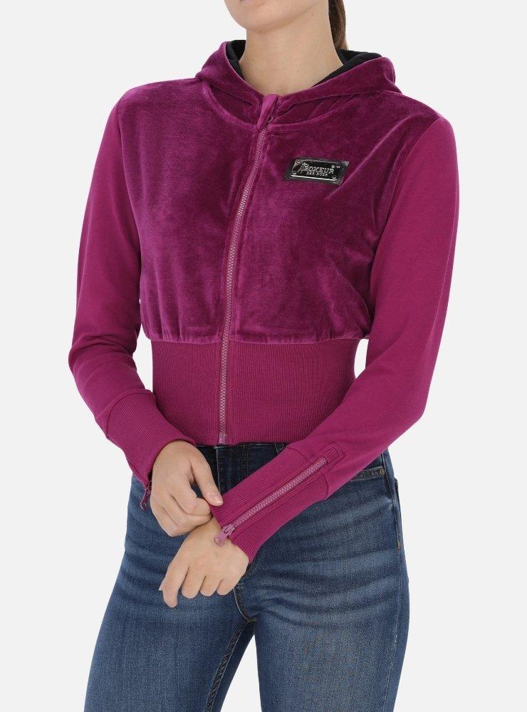 BOXEUR DES RUES Kapuzen-Sweatshirt mit Reißverschluss