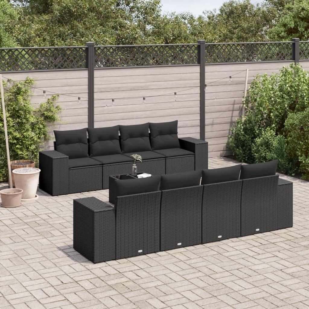 VidaXL Garten sofagarnitur poly-rattan
