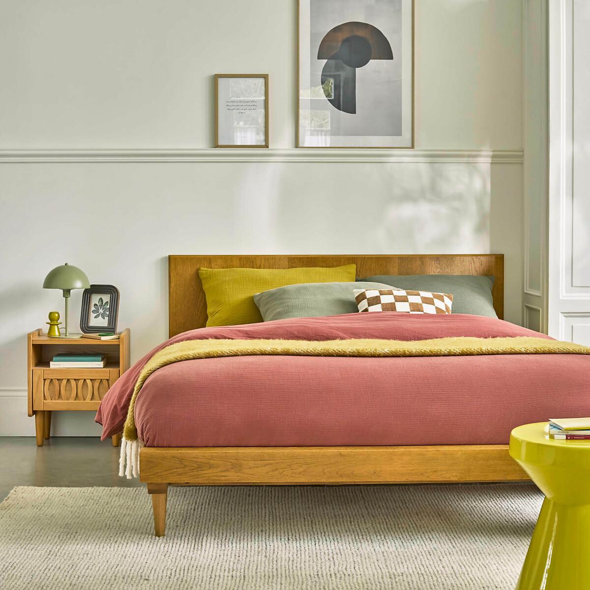 La Redoute Intérieurs Vintage-Bett Quilda mit Lattenrost