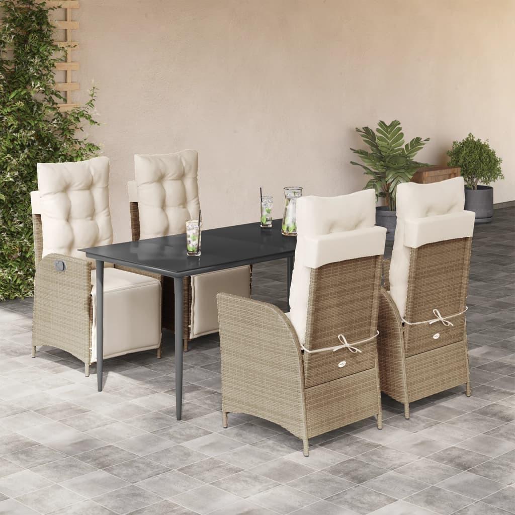 VidaXL Garten essgruppe poly-rattan