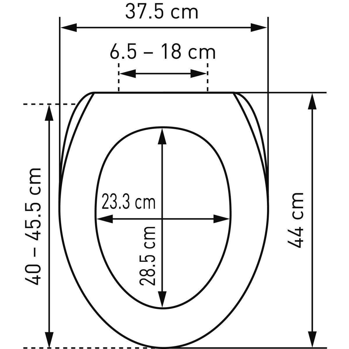 diaqua WC-Sitz Barbana® XI Slow Down yellow