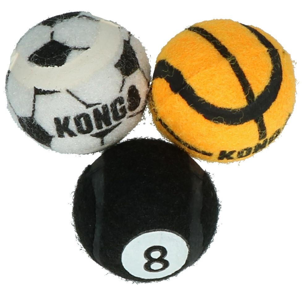 KONG KONG Sportbälle Medium (3er-Pack) (verschiedene Stile)