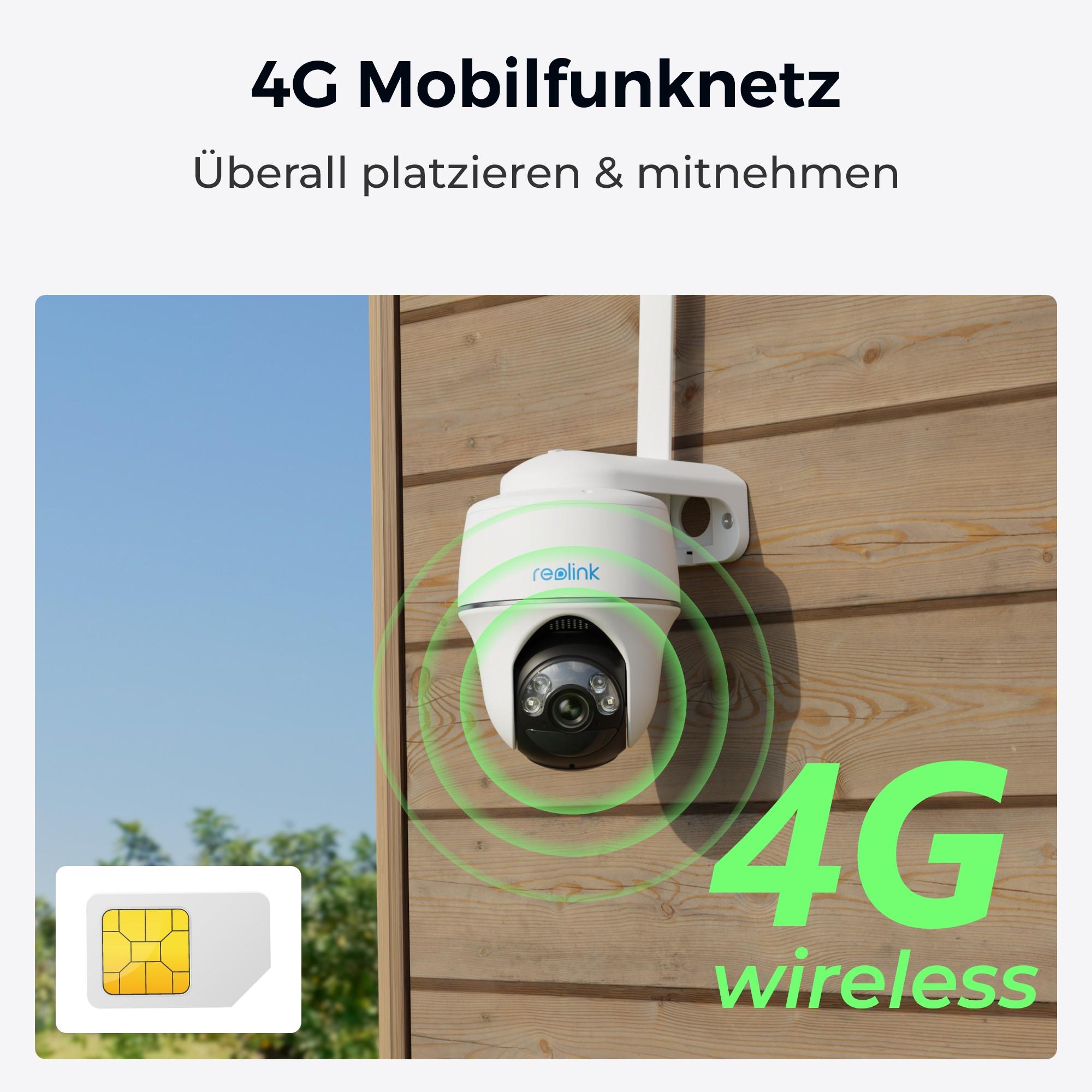 Reolink Go G430 2K PT LTE Kamera + Solar & Sim 24M