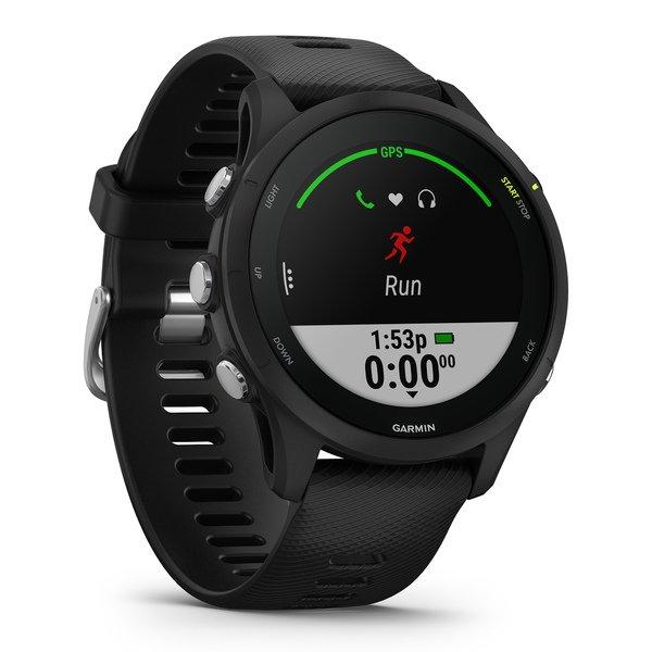 GARMIN Forerunner 255 Music, schwarz Smartwatch Display