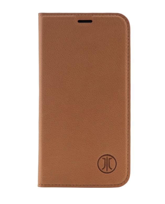 JTBerlin iPhone 12 Pro Max - Jt Berlin Tegel Flip Case Cognac
