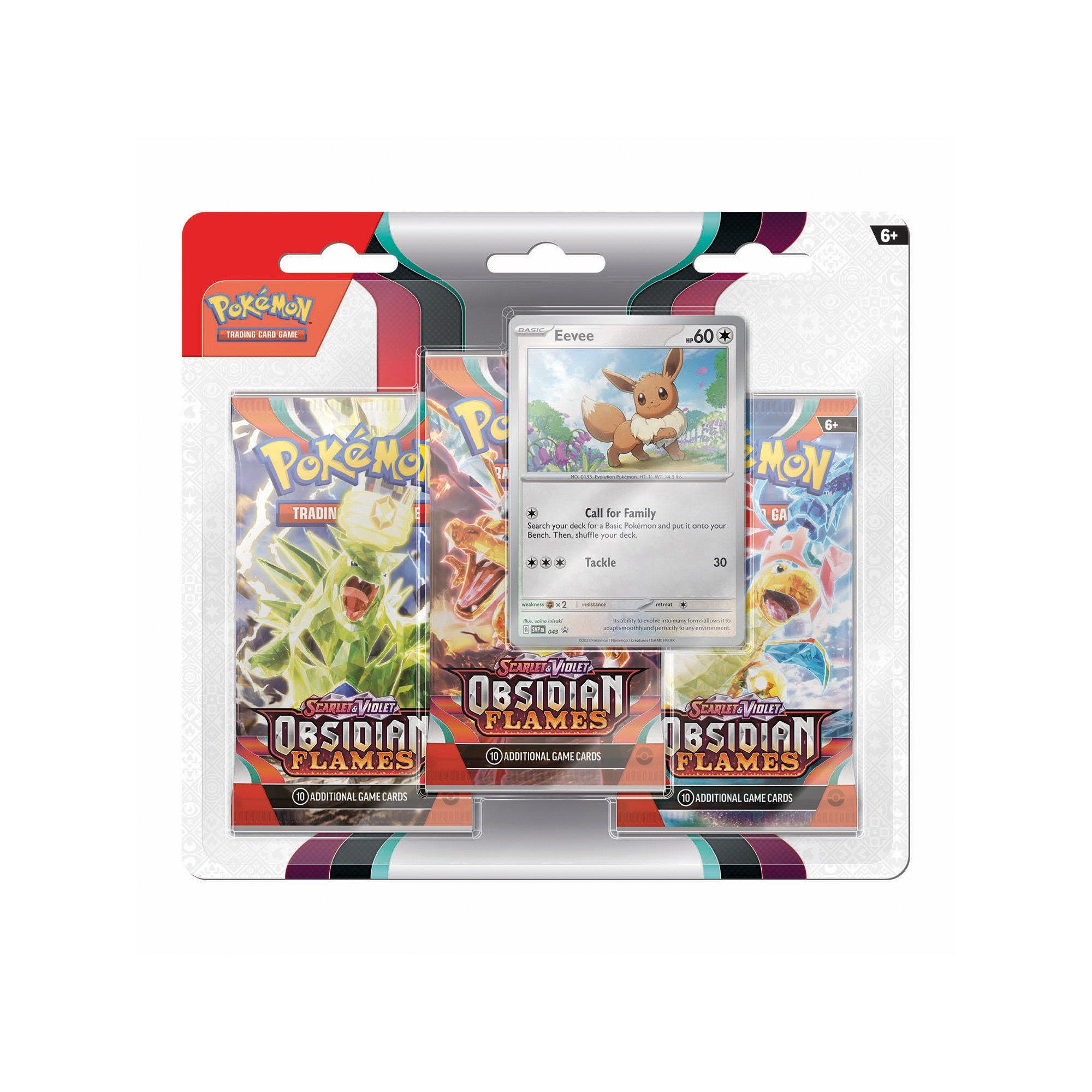 Pokémon Scarlet & Violet Three Pack, Englisch, Zufallsauswahl