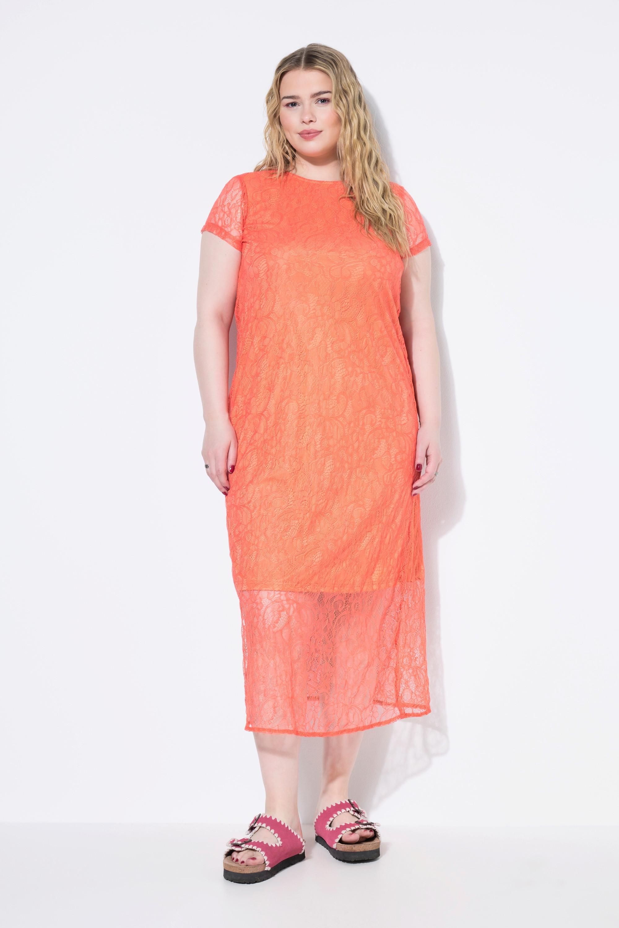 Studio Untold Maxikleid Spitze Fitted Shape mit blickdichtem Unterkleid