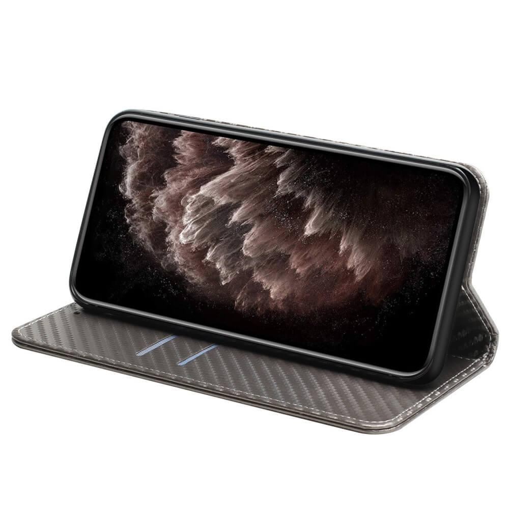 Cover-Discount Xiaomi Poco X5 Pro - Carbon Look Flip Case Hülle