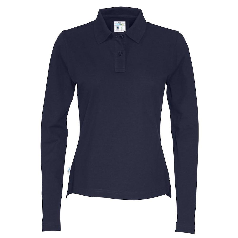 Cottover Langärmliges Poloshirt