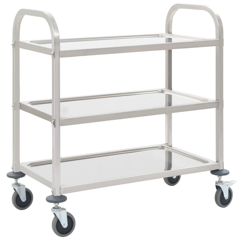 VidaXL Servierwagen metall